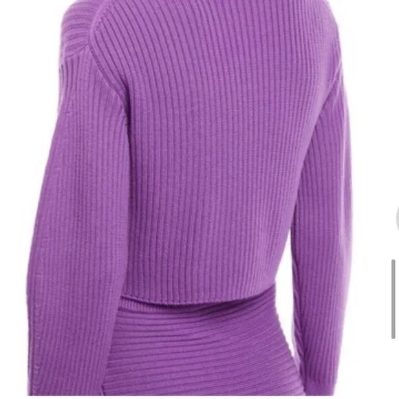 Tibi Ribbed Turtleneck Sweater - Picture 8 of 9